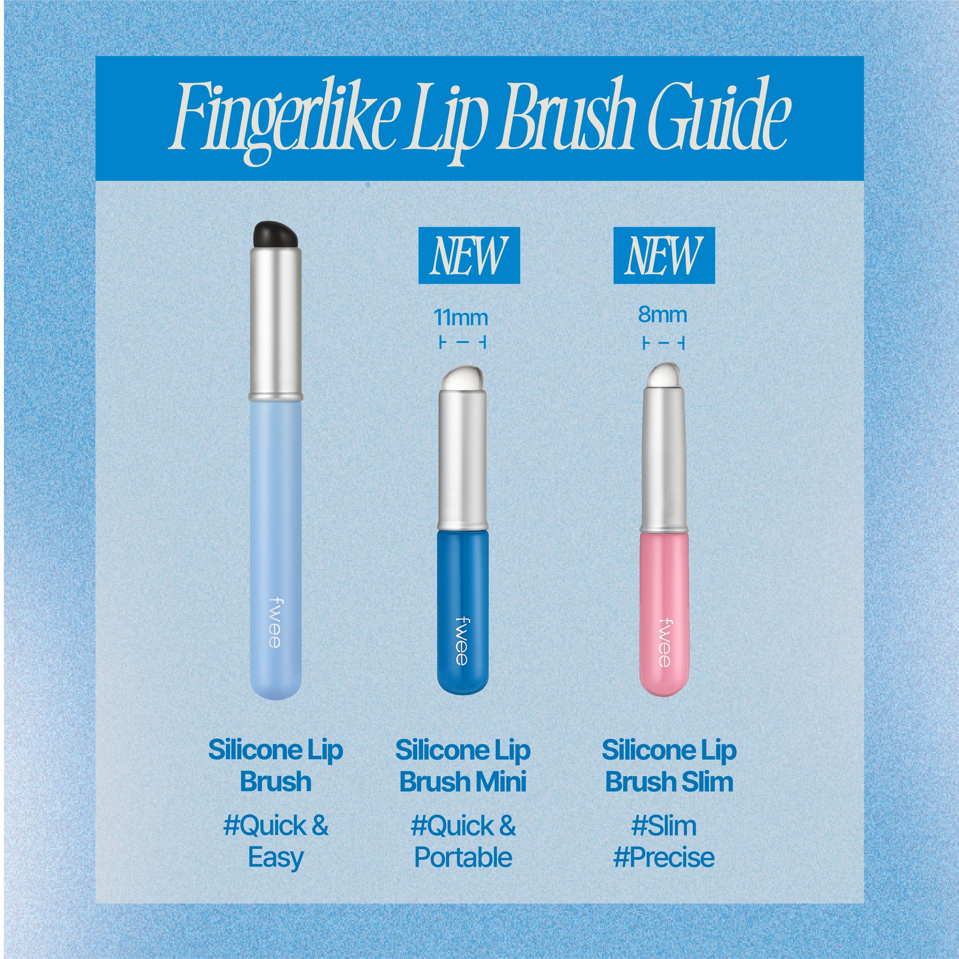 Fwee Fingerlike Silicone Lip Brush (2 types)