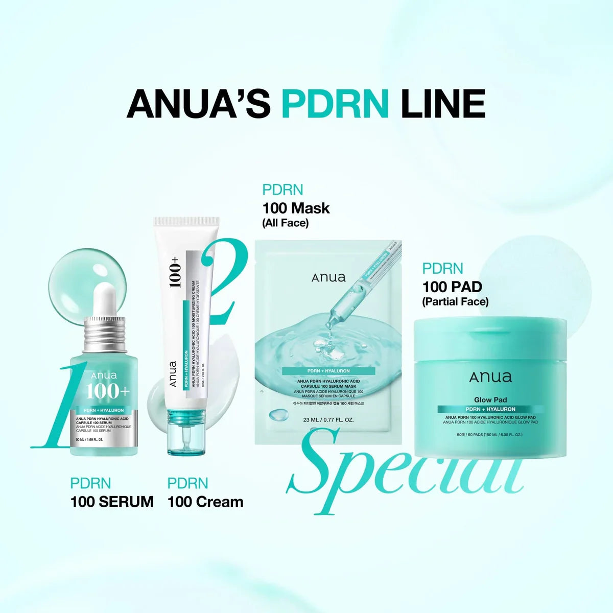 Anua PDRN Hyaluronic Acid Capsule 100 Serum Mask