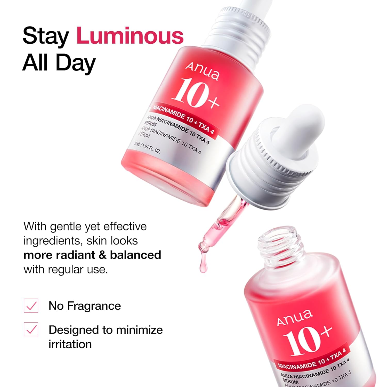 Anua 10% Niacinamide + 4% Tranexamic Acid Serum