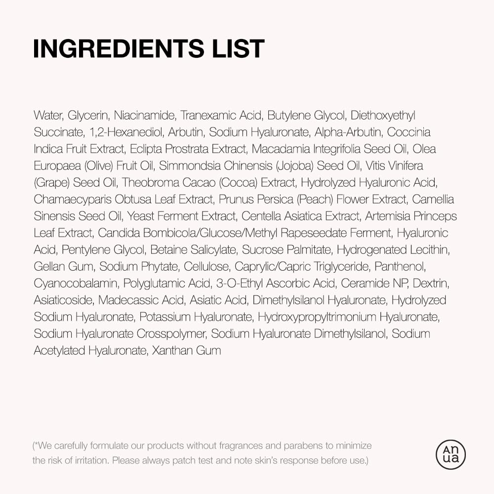 Anua 10% Niacinamide + 4% Tranexamic Acid Serum