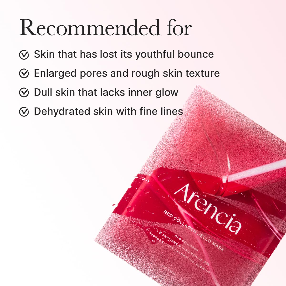 Arencia Red Collagen Jello Mask Box
