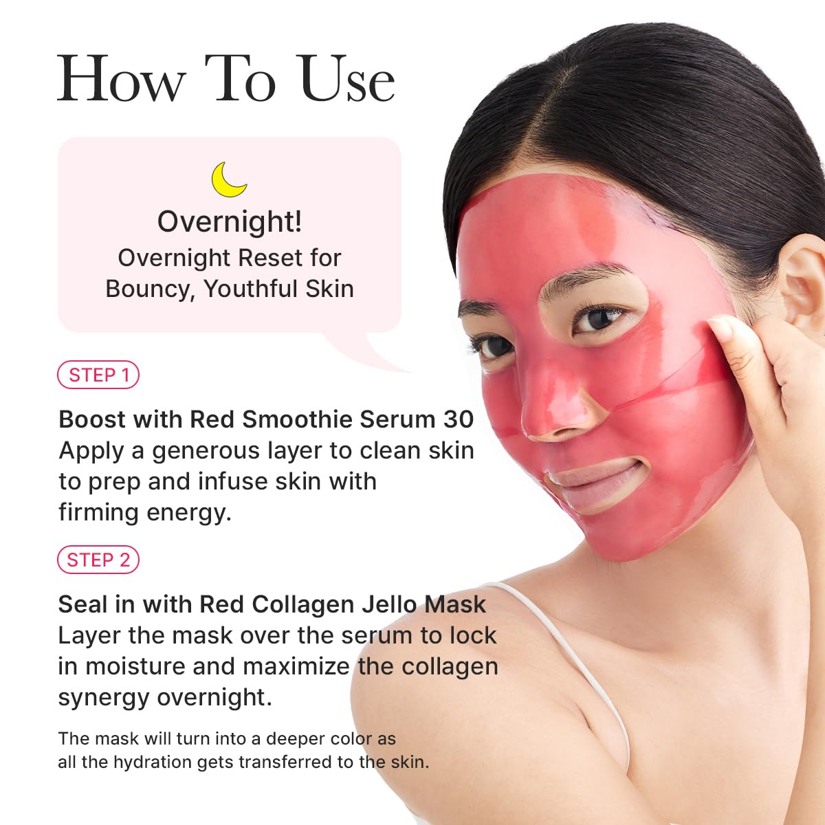 Arencia Red Collagen Jello Mask Box