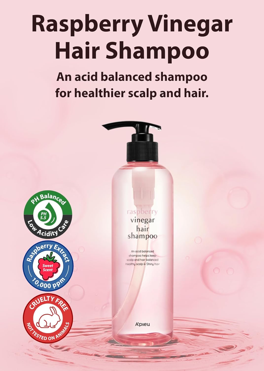 A’pieu Raspberry Vinegar Hair Shampoo 500 ml
