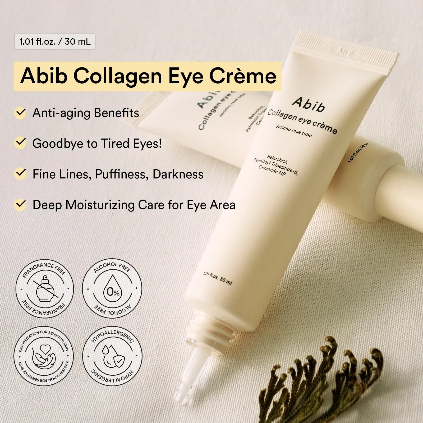 Abib Collagen Eye Crème Jericho Rose Tube