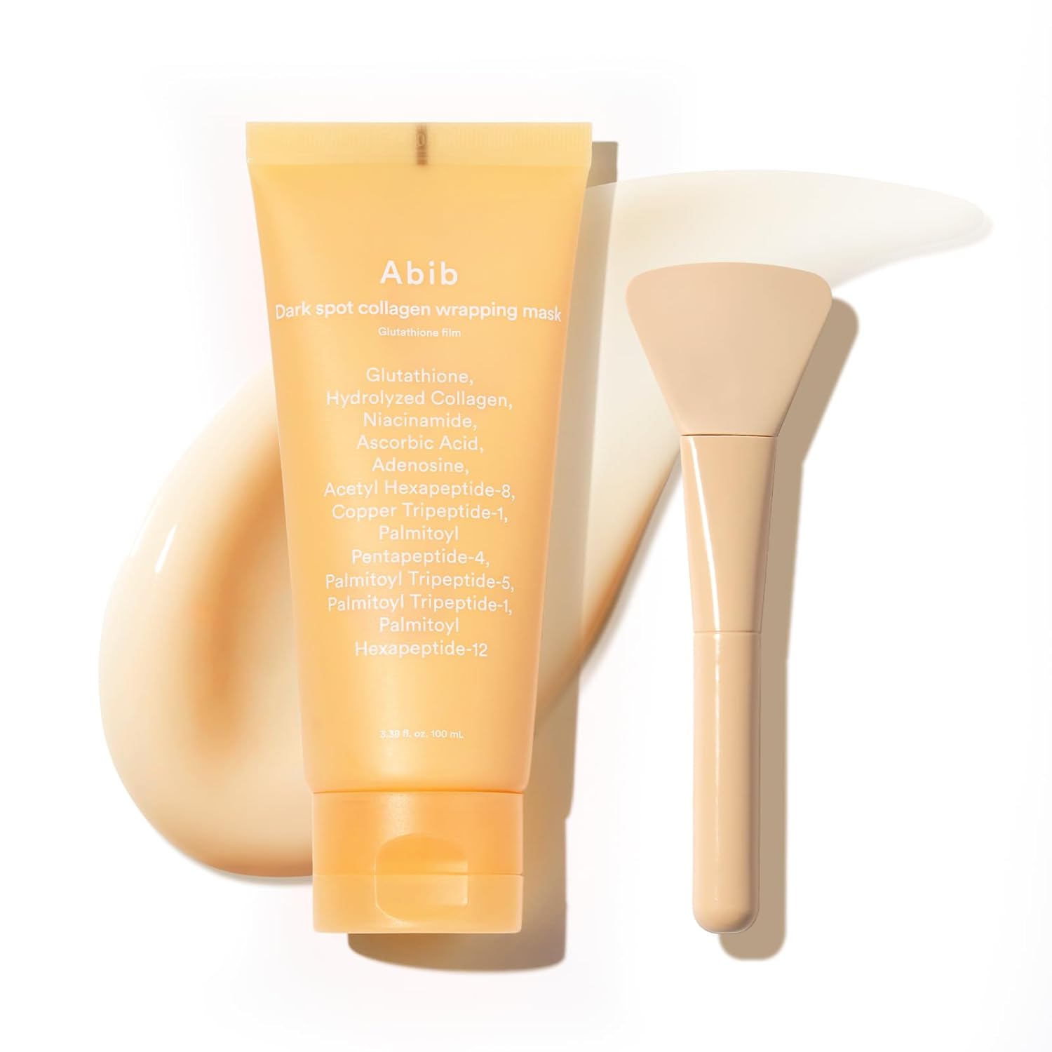 Abib Dark Spot Collagen Wrapping Mask Glutathione Film with Brush