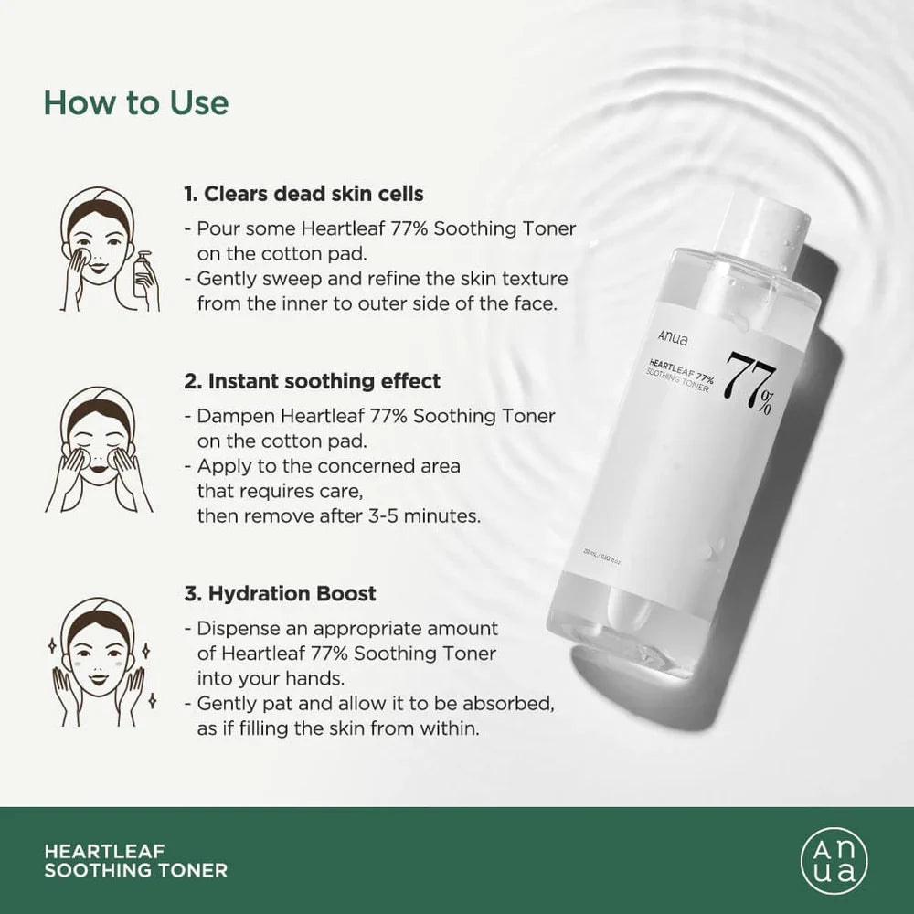 Anua Heartleaf 77% Soothing Toner