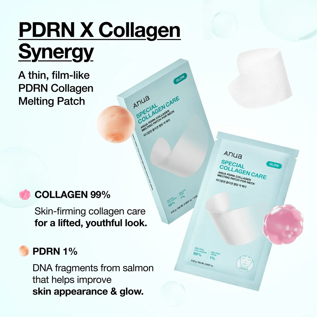 Anua PDRN Collagen Melting Patch For Neck 4ea