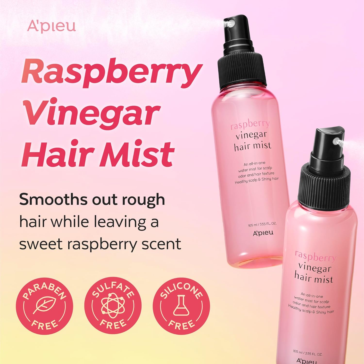 A'pieu Raspberry Vinegar Hair Mist
