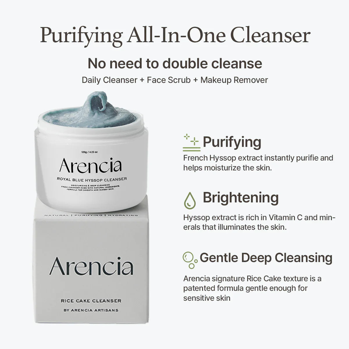 Arencia Fresh Blue Hyssop Cleanser