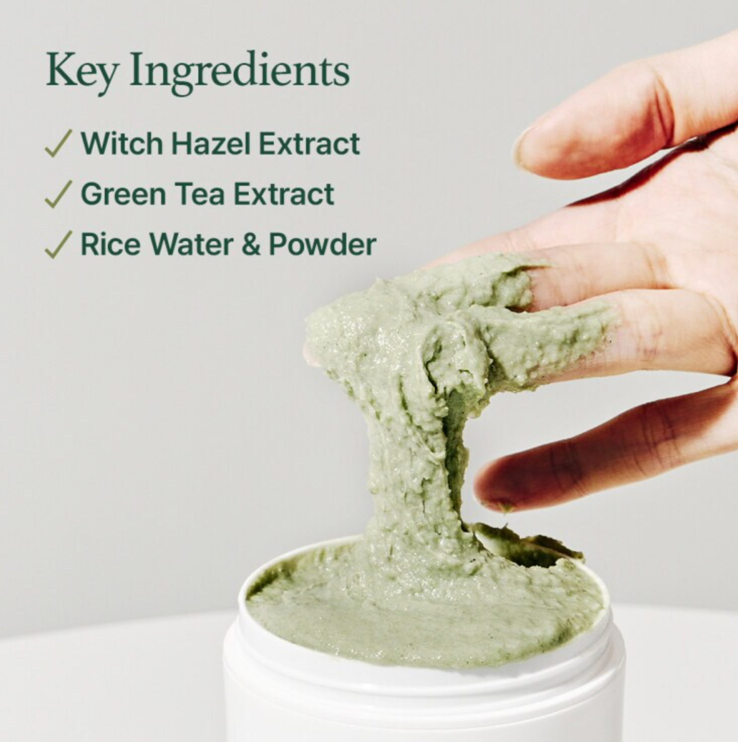 Arencia Fresh Green Rice Mochi Cleanser