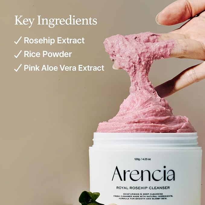 Arencia Fresh Rosehip Rice Mochi Cleanser