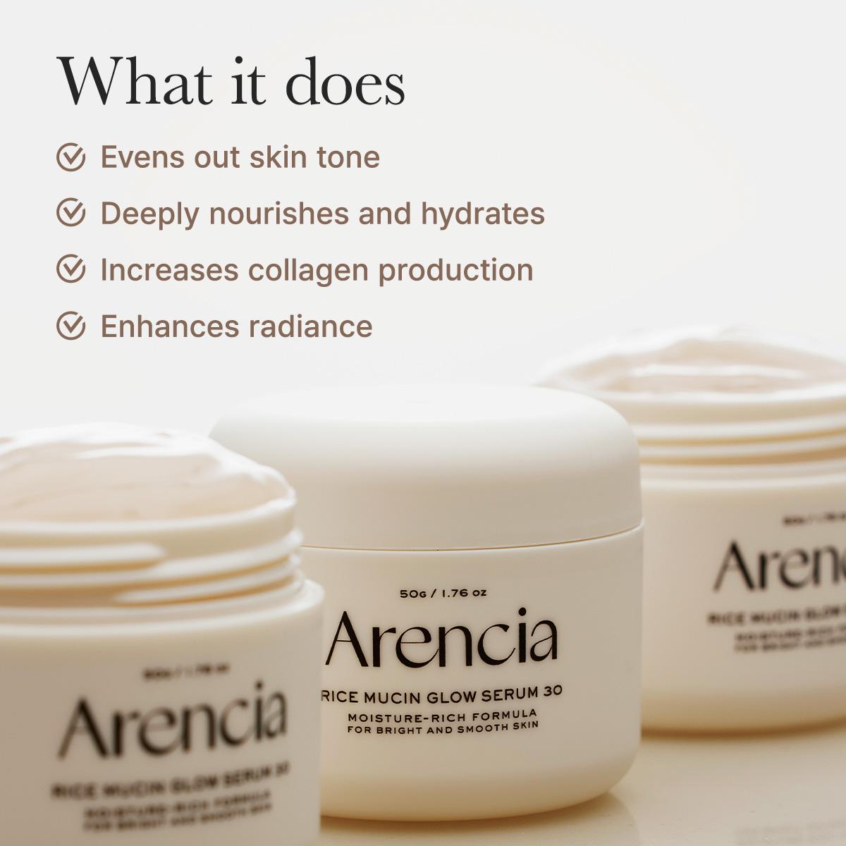 Arencia Rice Mucin Glow Serum 30