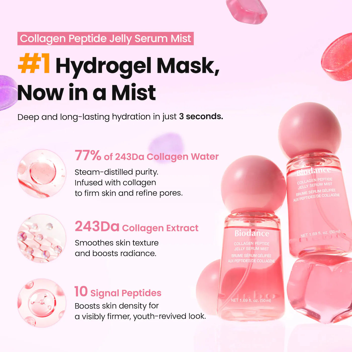 Biodance Collagen Peptides Jelly Serum Mist