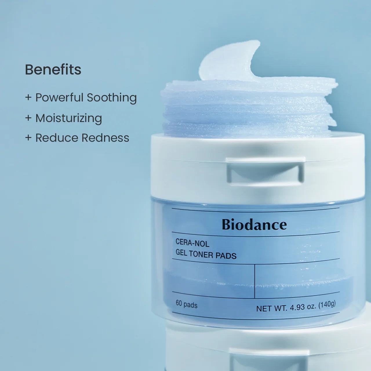 Biodance Hydro Cera-Nol Gel Toner Pads (60Pads)
