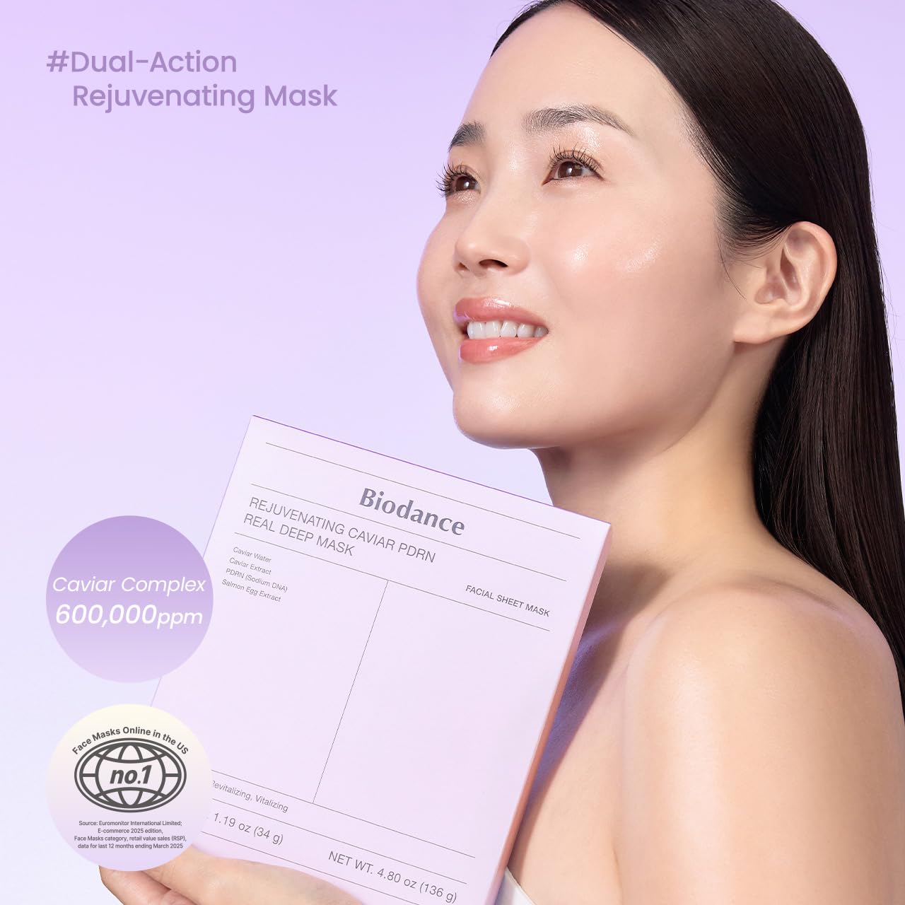 Biodance Rejuvenating Caviar PDRN Real Deep Mask Box
