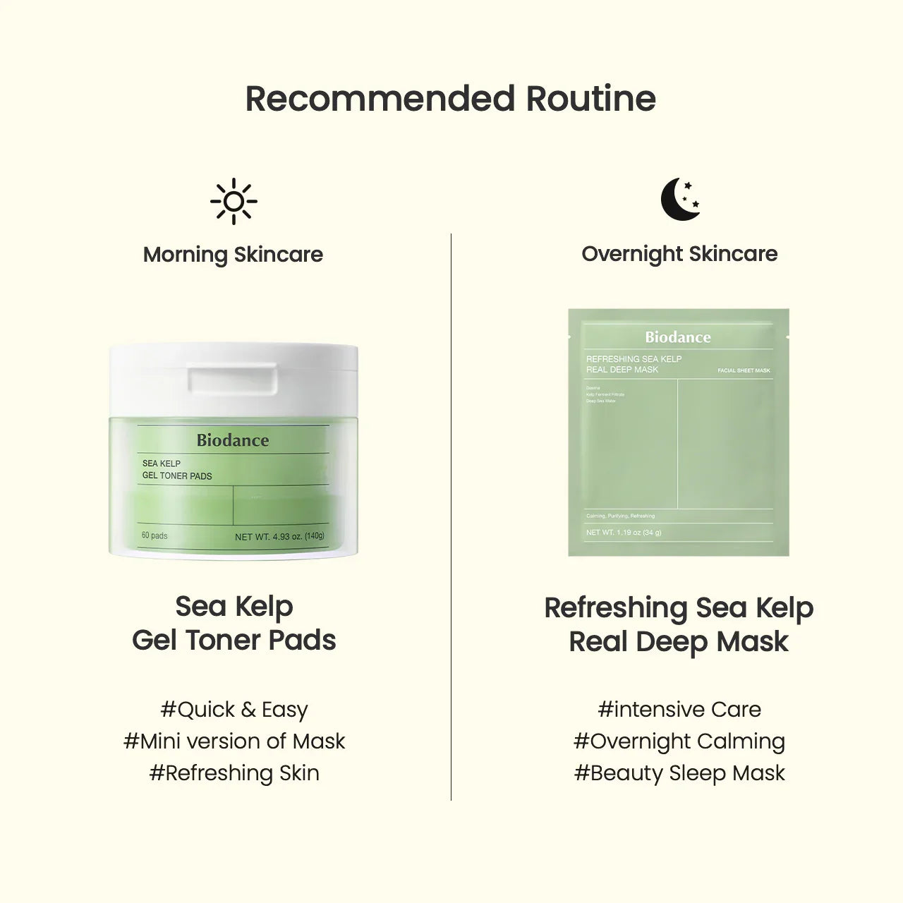 Biodance Sea Kelp Gel Toner Pads