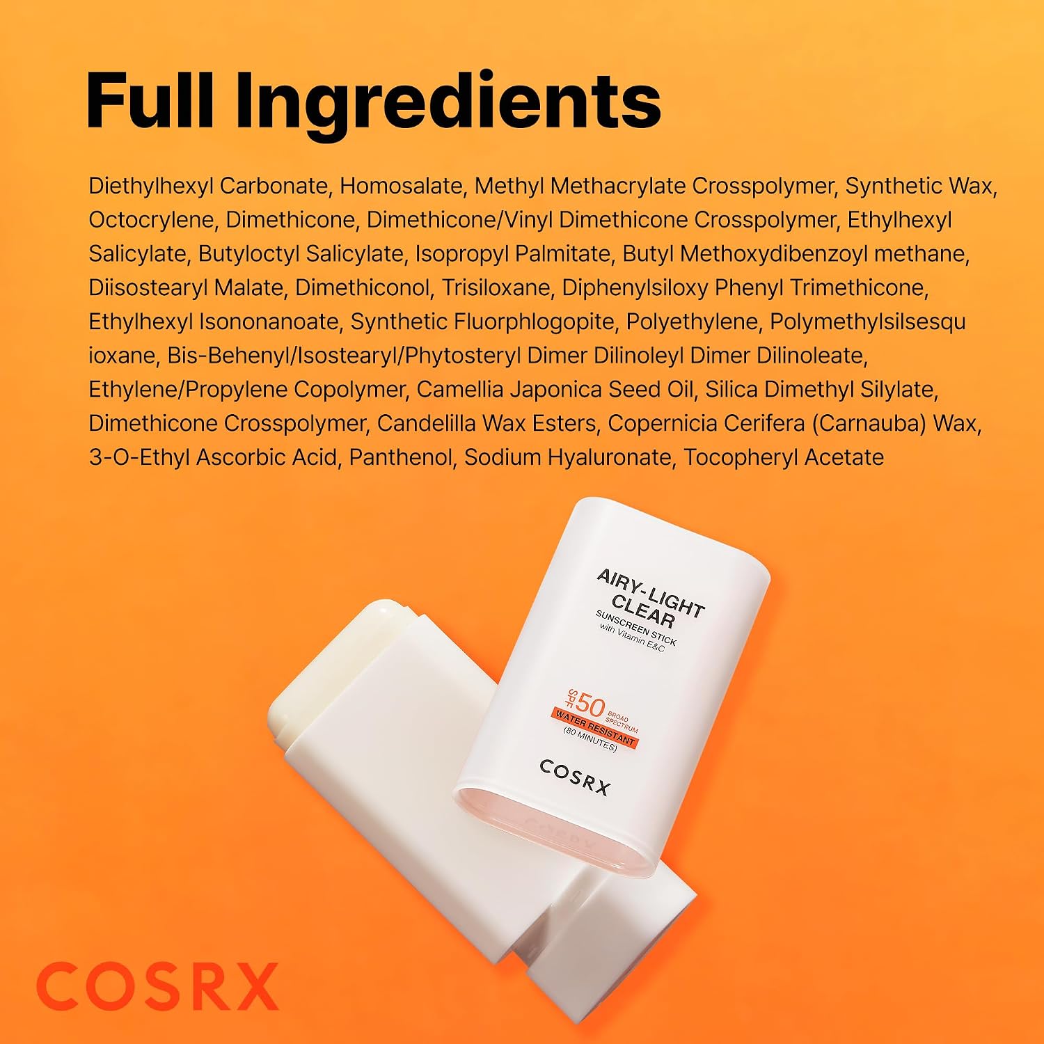 Cosrx Airy-Light Clear Sunscreen Stick