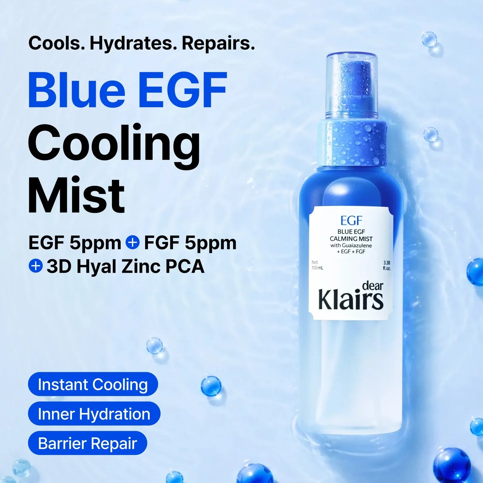 Dear Klairs Blue EGF Calming Mist