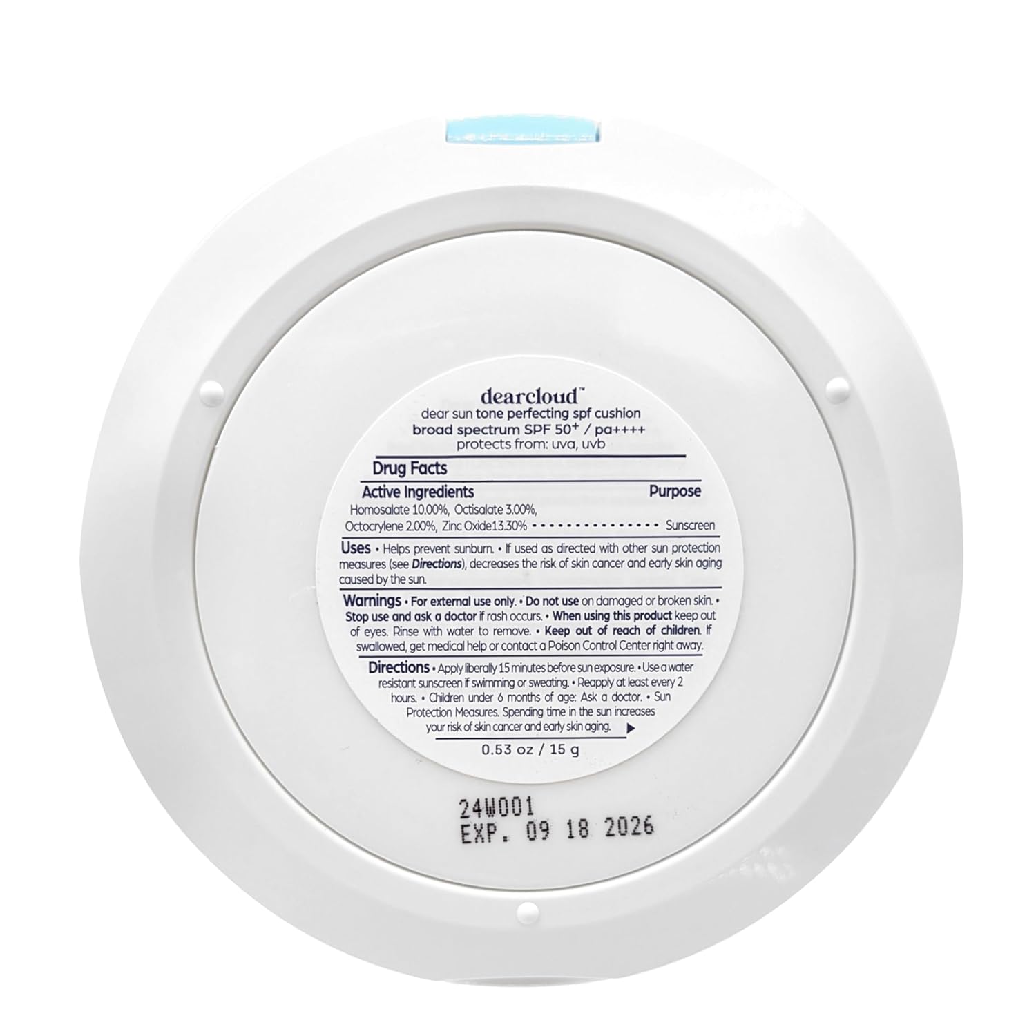 Dearcloud Sun Tone Perfecting SPF Cushion