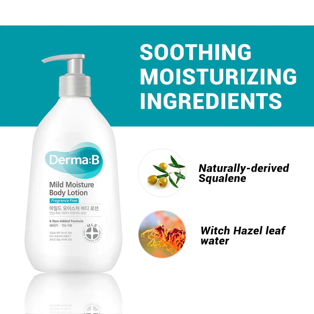 Derma B Mild Moisture Body Lotion