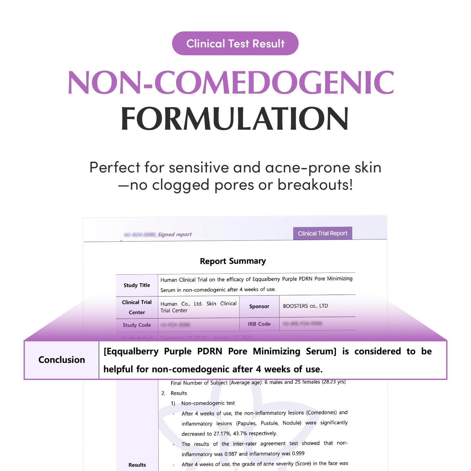 Eqqualberry Purple PDRN Pore Minimizing Serum