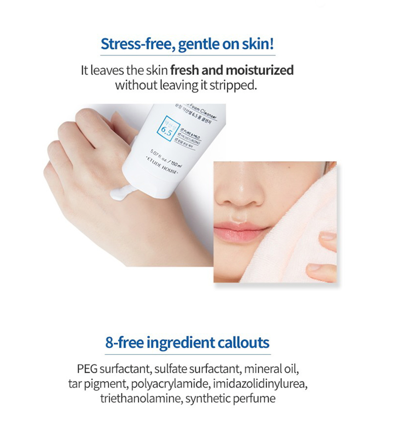 Etude SoonJung 5.5 Foam Cleanser