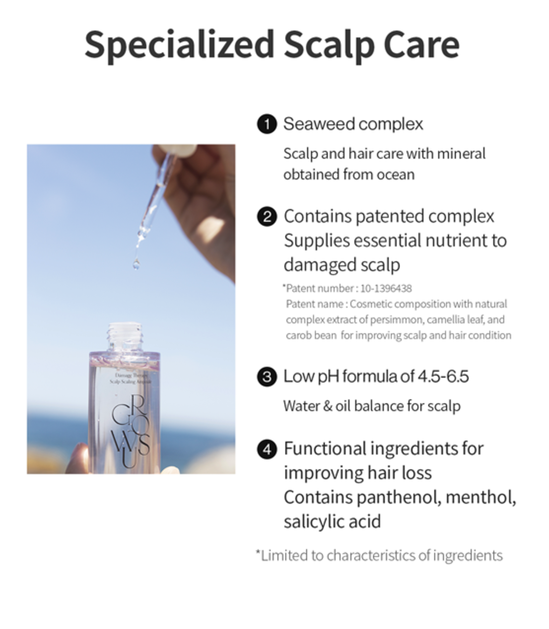 GROWUS Damage Therapy Scalp Scaling Ampoule