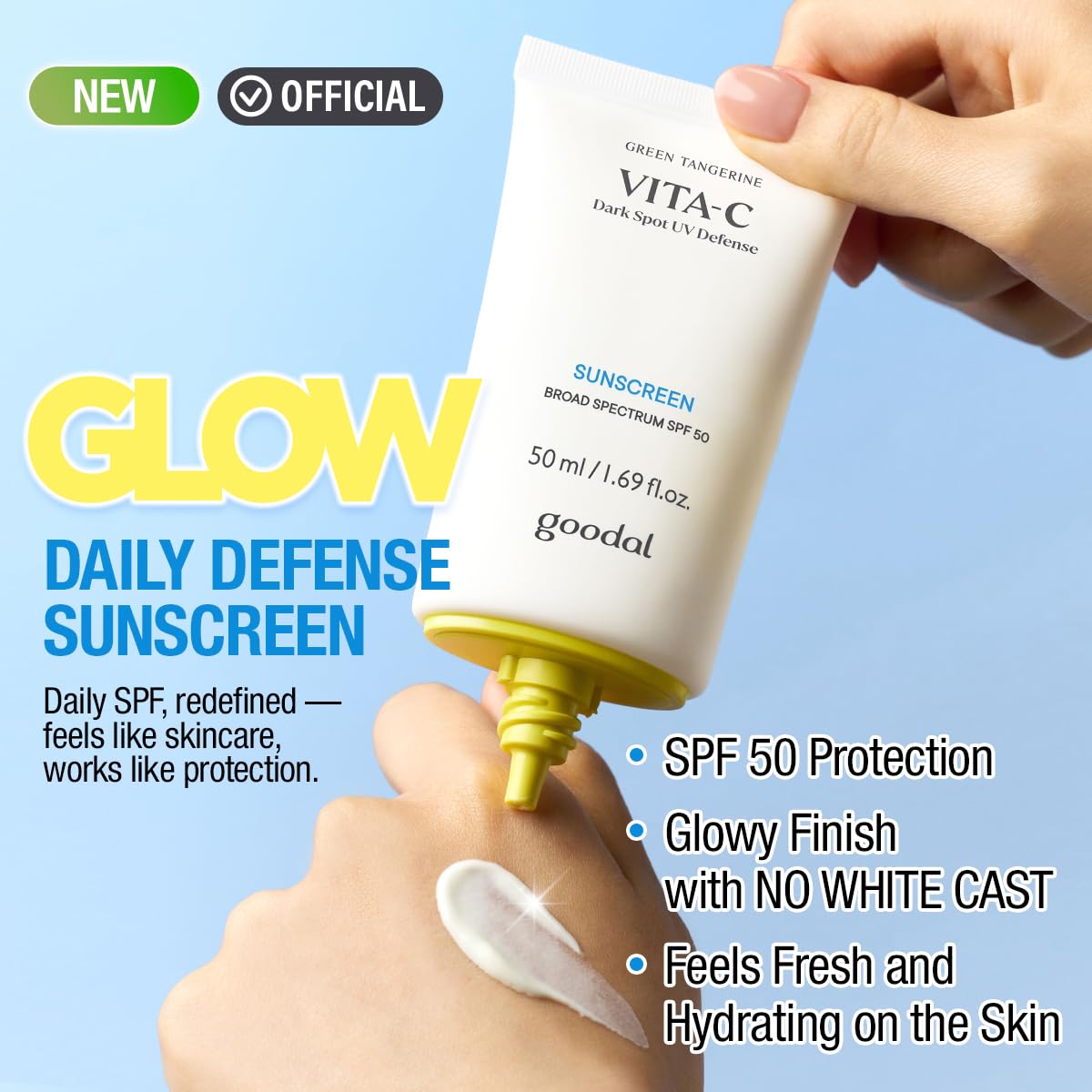 Goodal Green Tangerine Vita-C Dark Spot UV Defense Sunscreen SPF 50