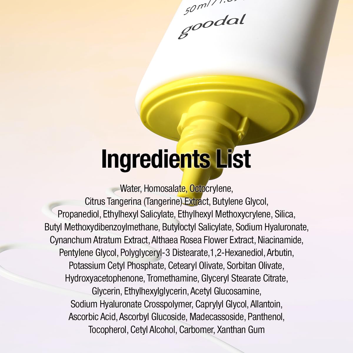 Goodal Green Tangerine Vita-C Dark Spot UV Defense Sunscreen SPF 50