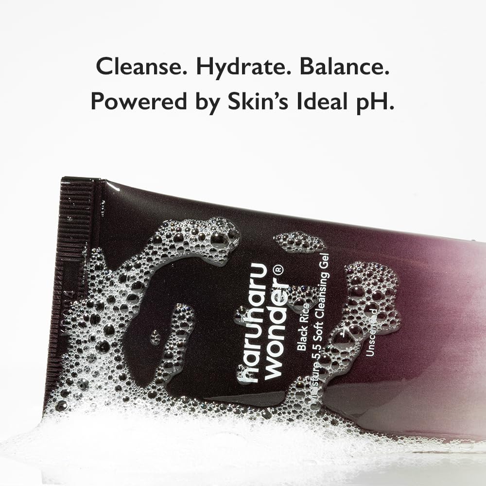 Haruharu Black Rice Moisture 5.5 Soft Cleansing Gel