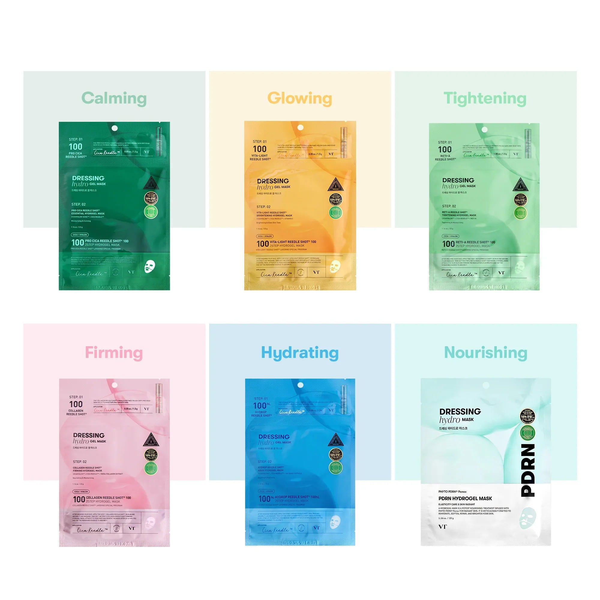 VT Cosmetics Reti-A Reedle Shot 100 2-Step Hydrogel Mask