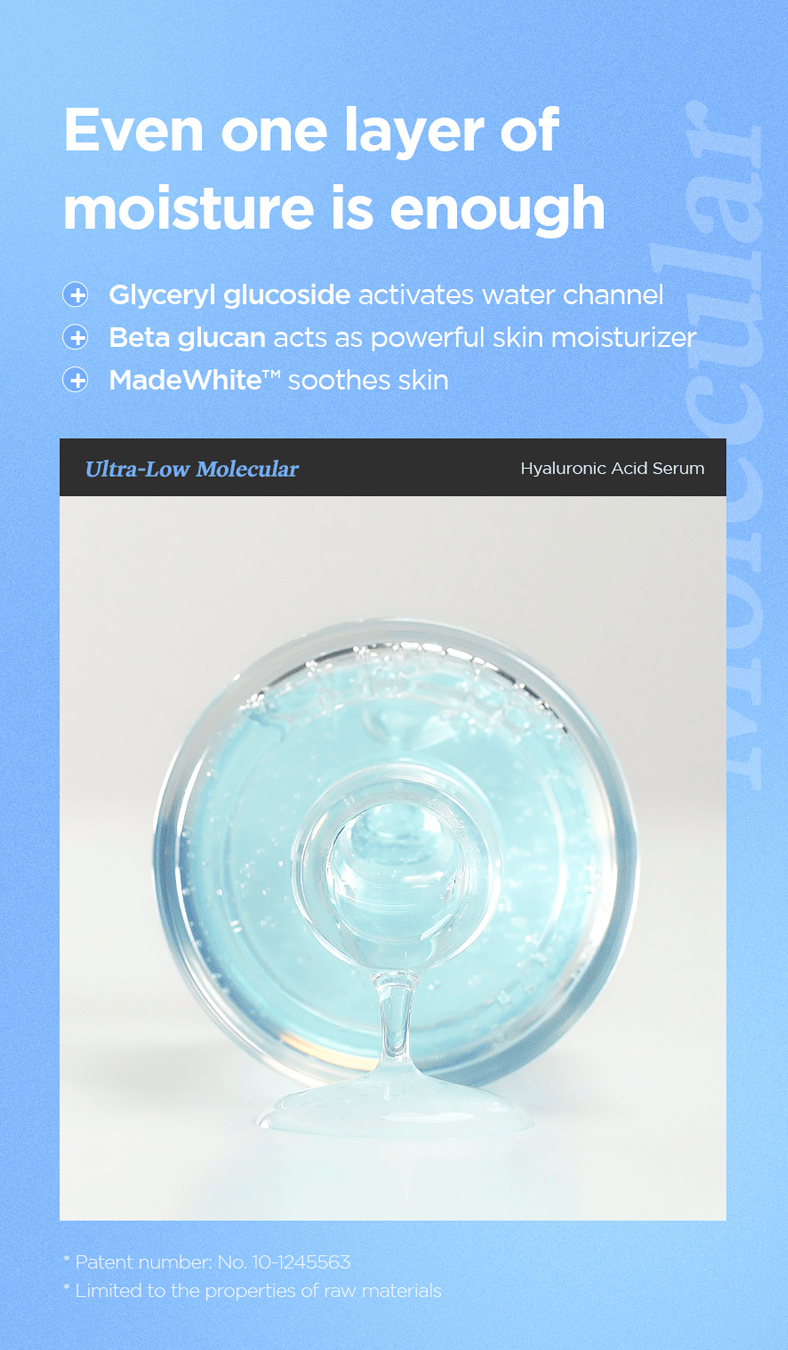 Isntree Ultra-Low Molecular Hyaluronic Acid Serum
