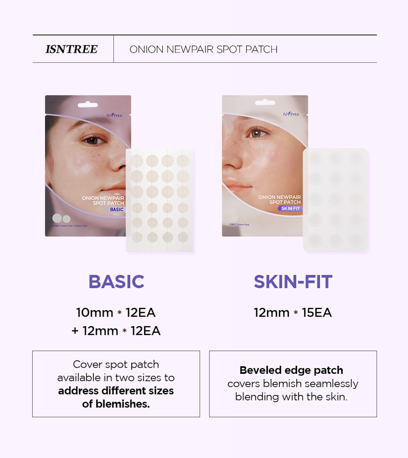 Isntree Onion Newpair Spot Patch Skin Fit