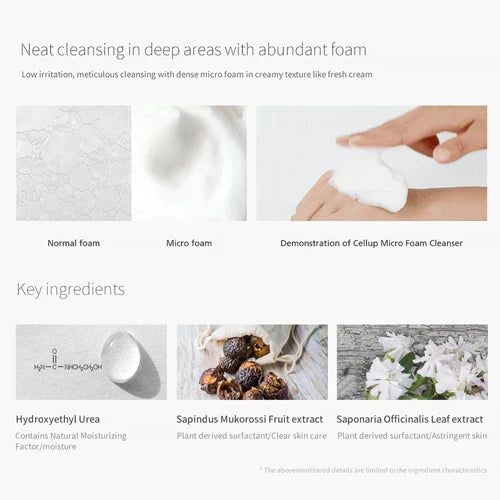 Lagom Cellup Micro Foam Cleanser
