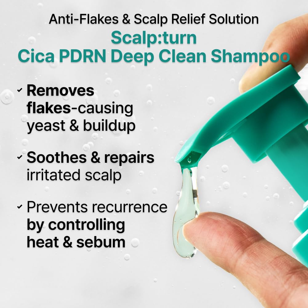 Lilyeve Scalp:Turn Cica PDRN Deep Clean Shampoo 500g