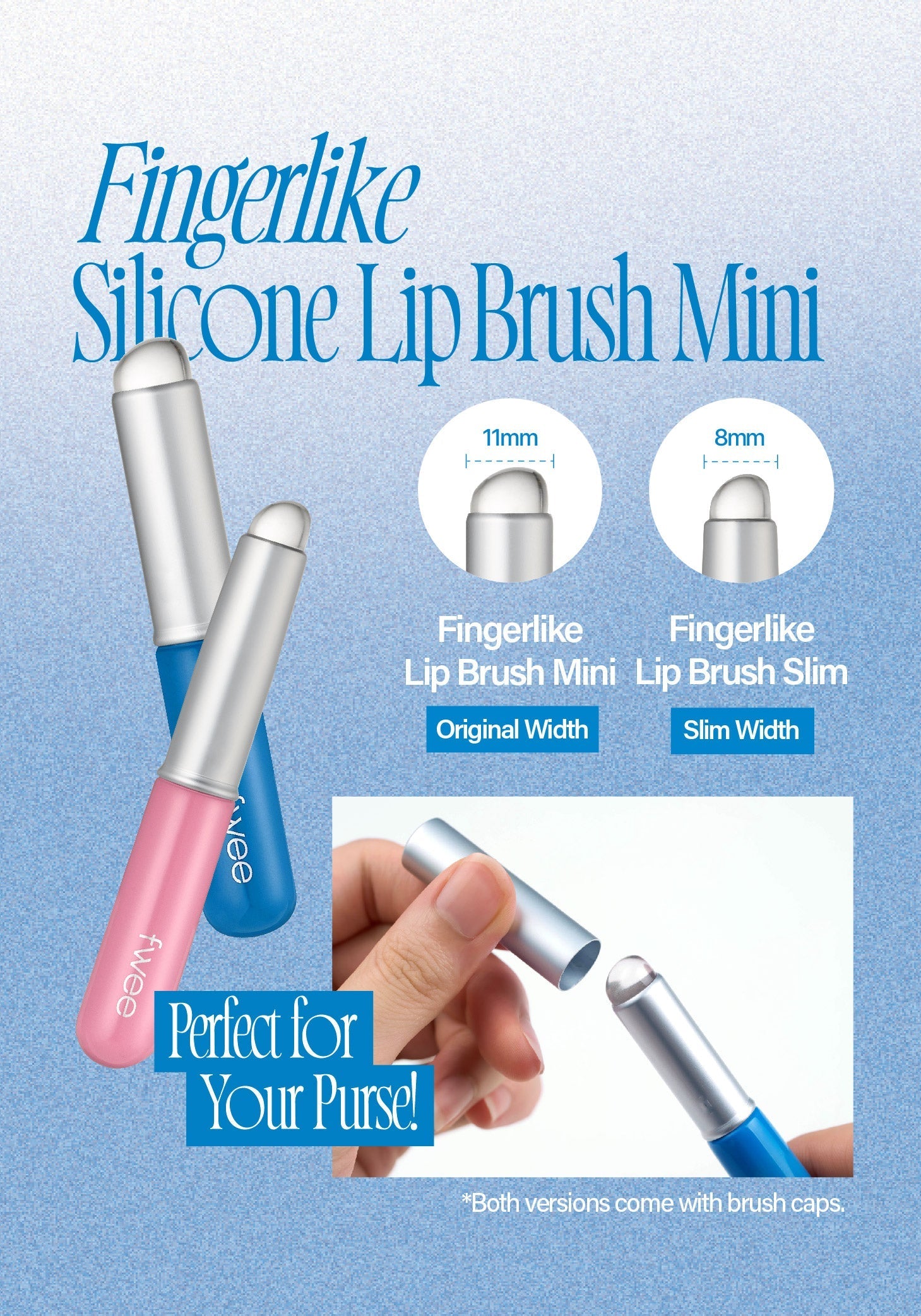 Fwee Fingerlike Silicone Lip Brush (2 types)