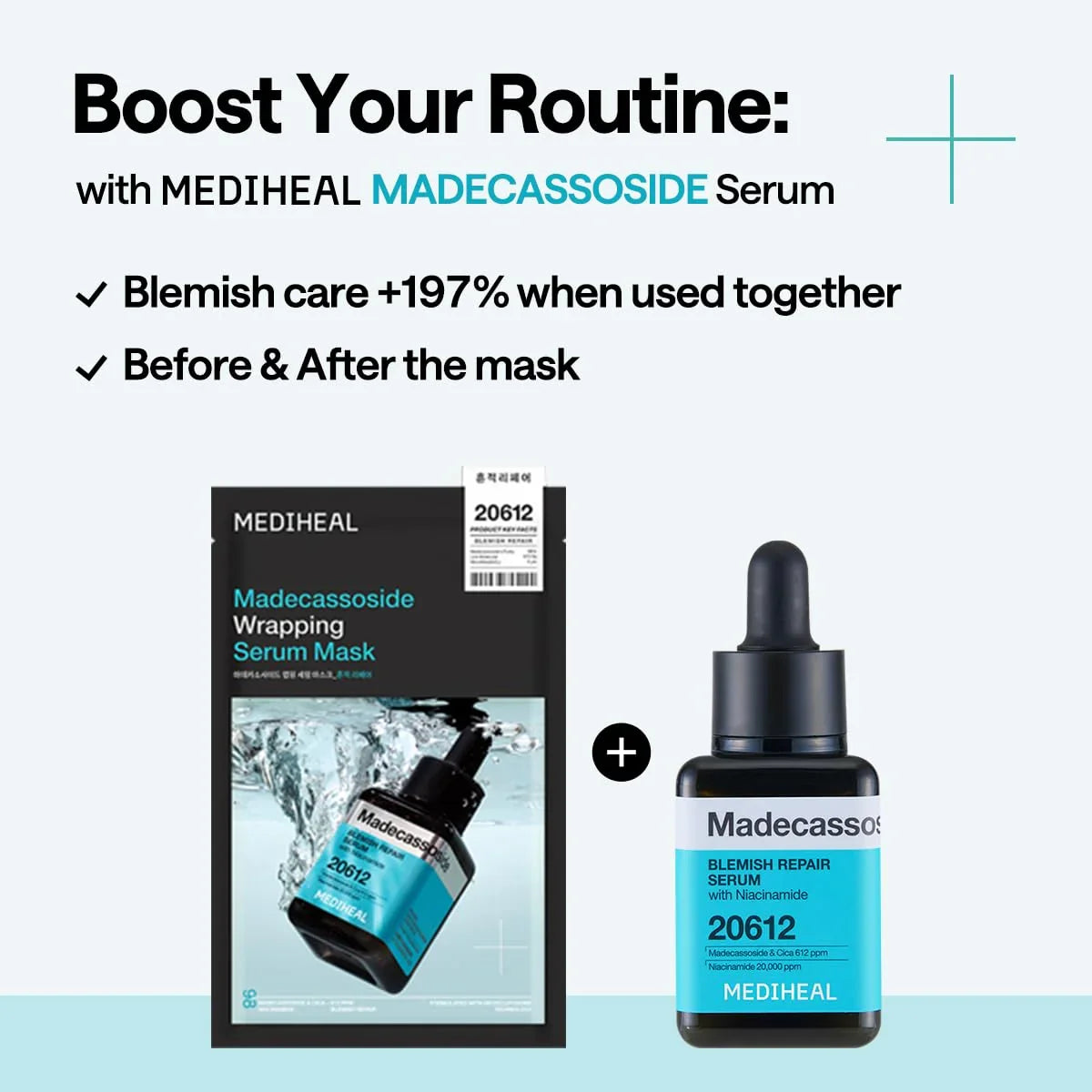 Mediheal Madecassoside Wrapping Serum Mask Blemish Repair