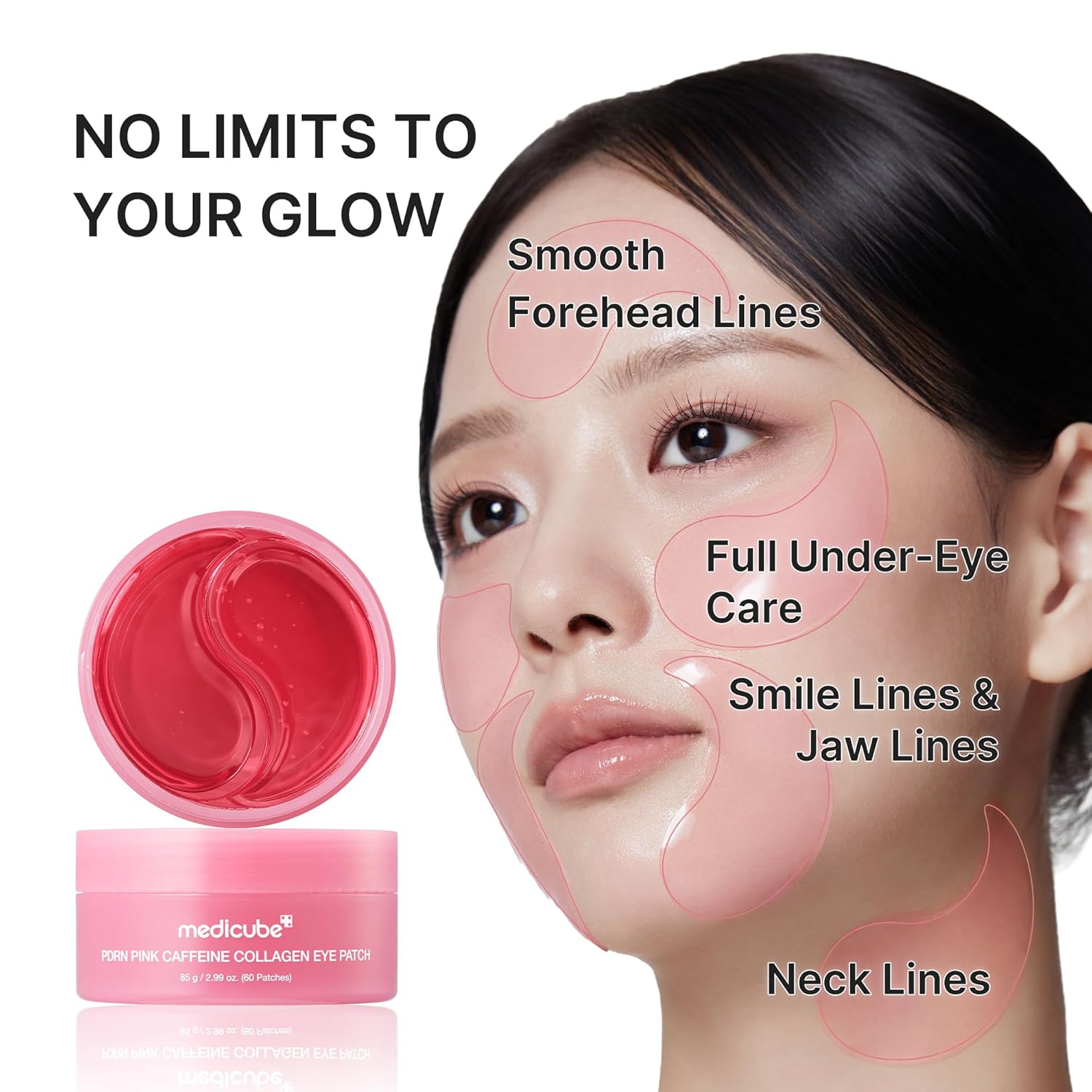 Medicube PDRN Pink Caffeine Collagen Eye Patch