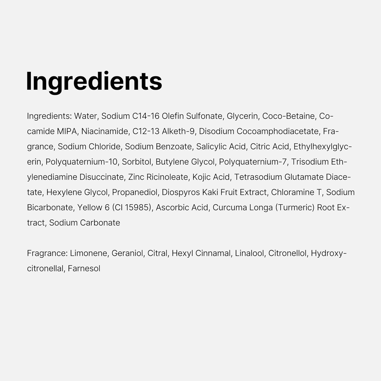 Medicube Kojic Acid Turmeric Brightening Body Wash