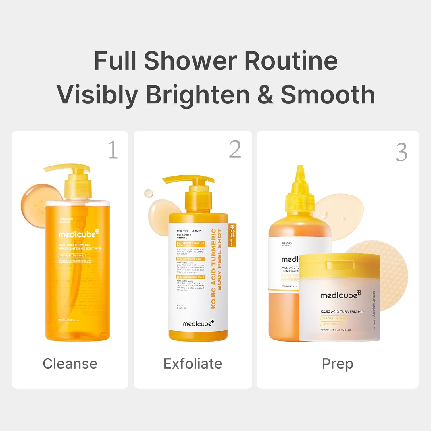 Medicube Kojic Acid Turmeric Brightening Body Wash