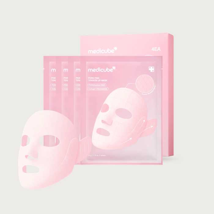 Medicube PDRN Pink Tension Up Mask Box