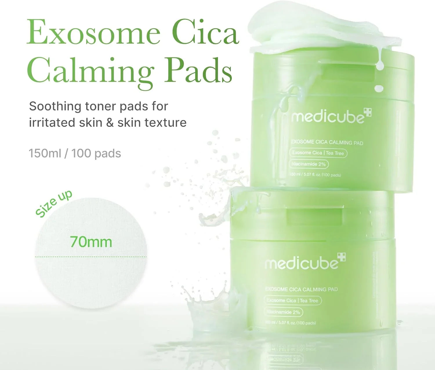 Medicube Exosome Cica Calming Pad