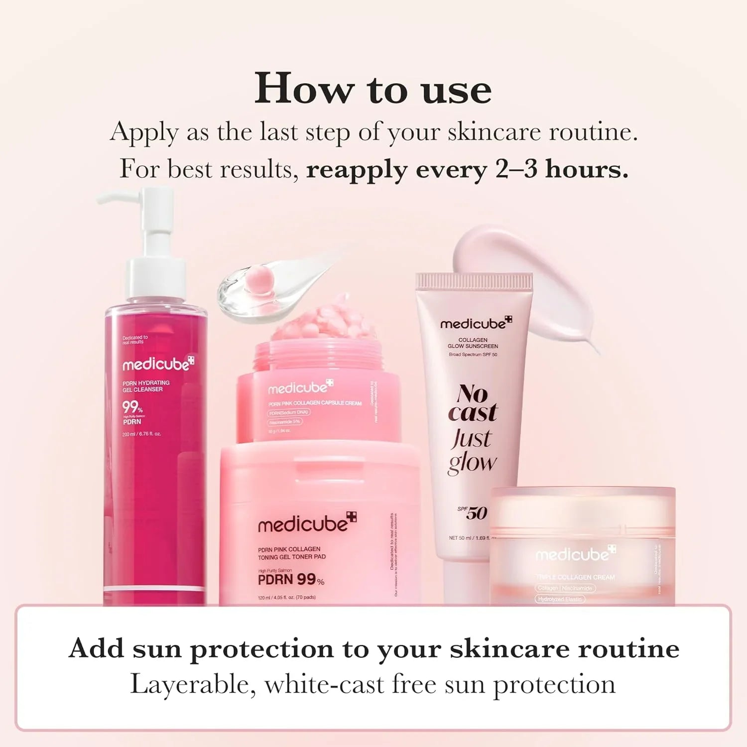 Medicube No Cast Just Glow Collagen Sunscreen