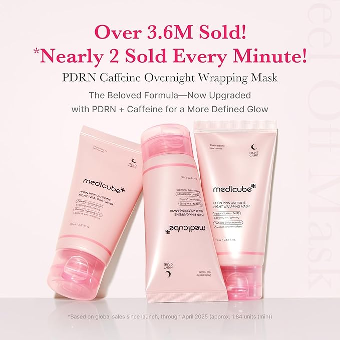Medicube PDRN Pink Caffeine Night Wrapping Mask