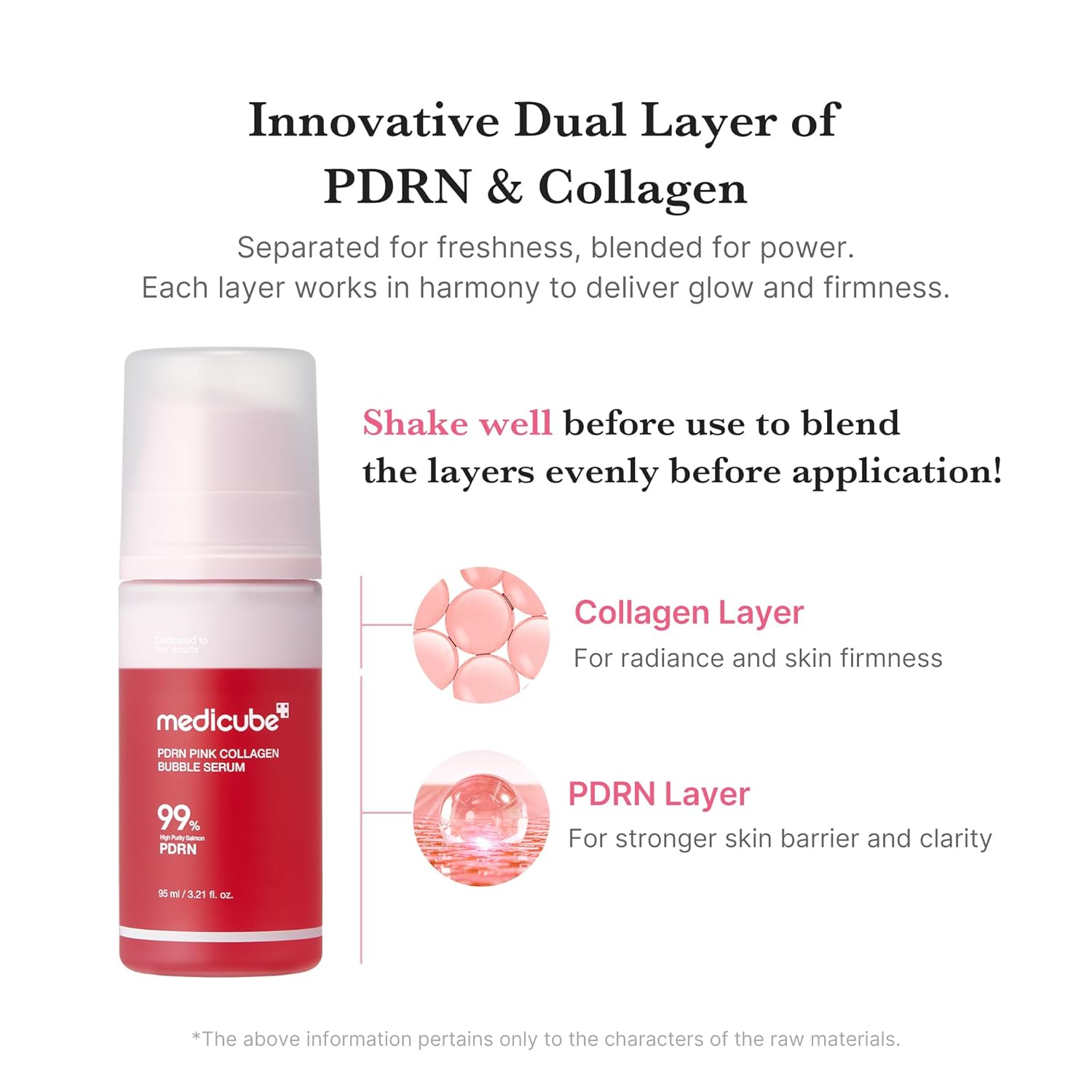 Medicube PDRN Pink Collagen Bubble Serum (95ml)