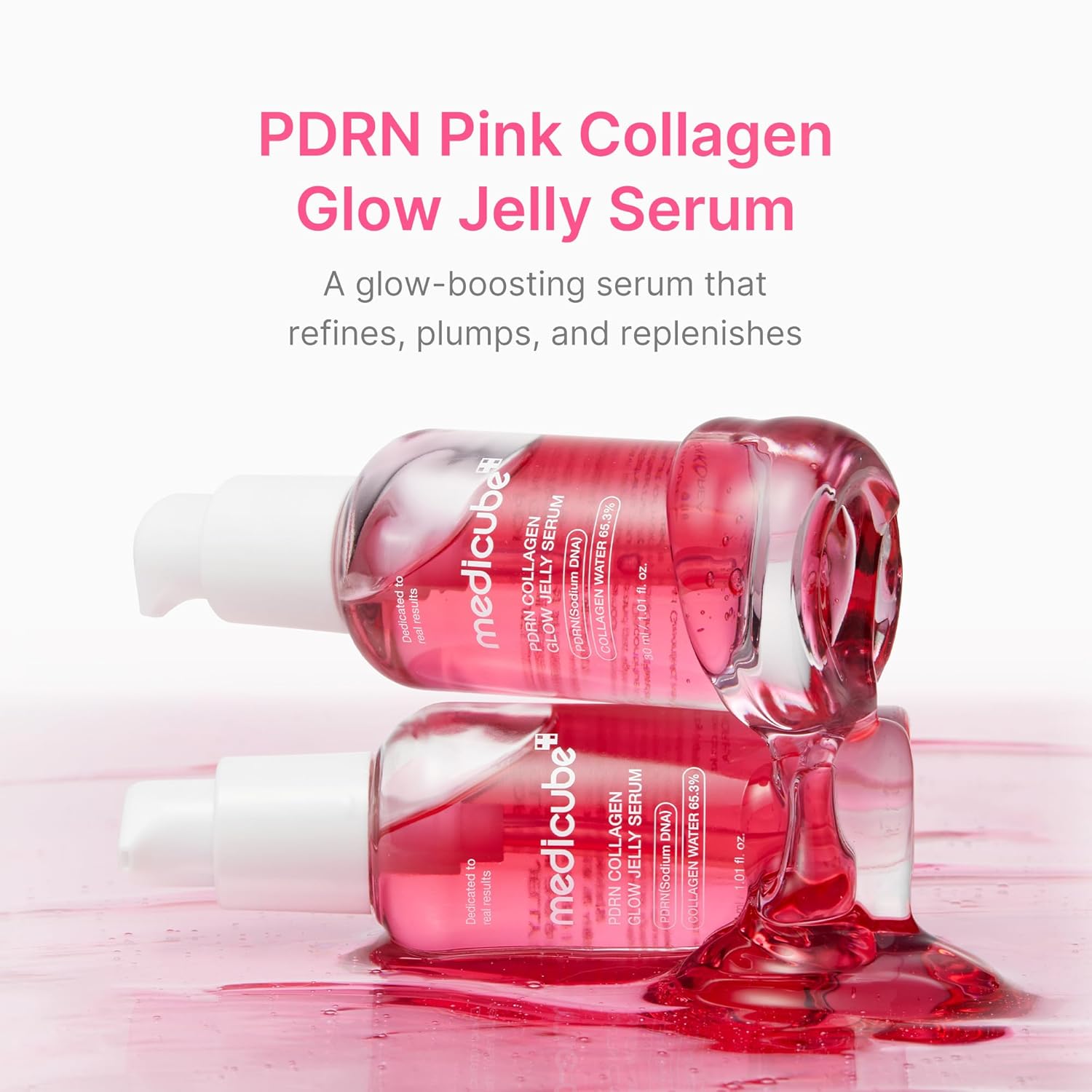 Medicube PDRN Pink Collagen Glow Jelly Serum