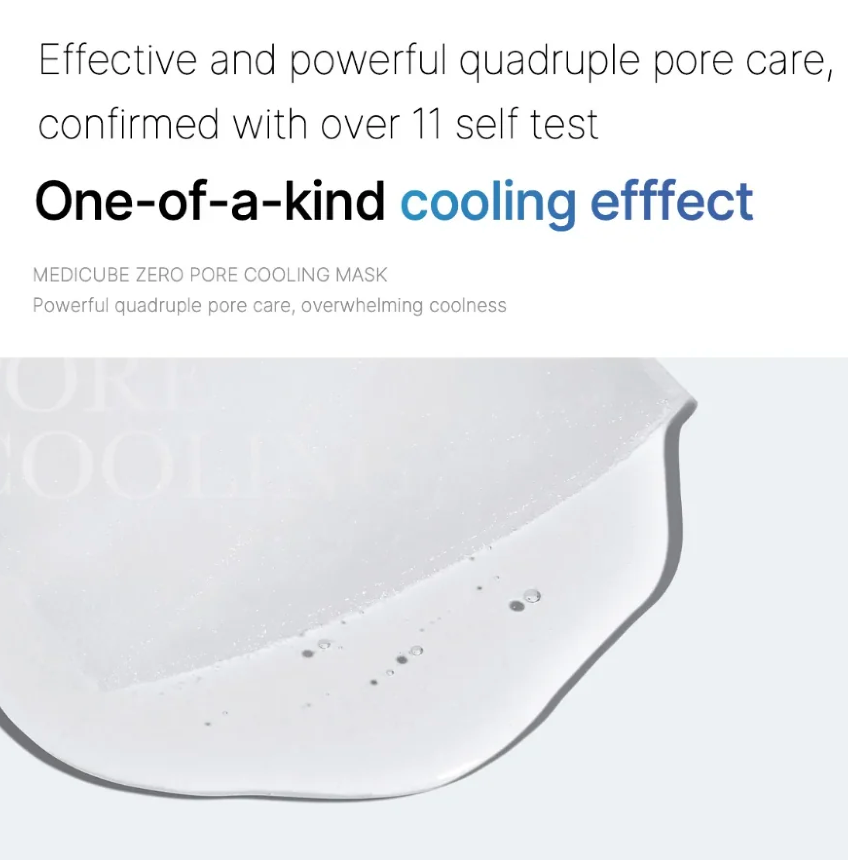 Medicube Zero Pore Cooling Mask