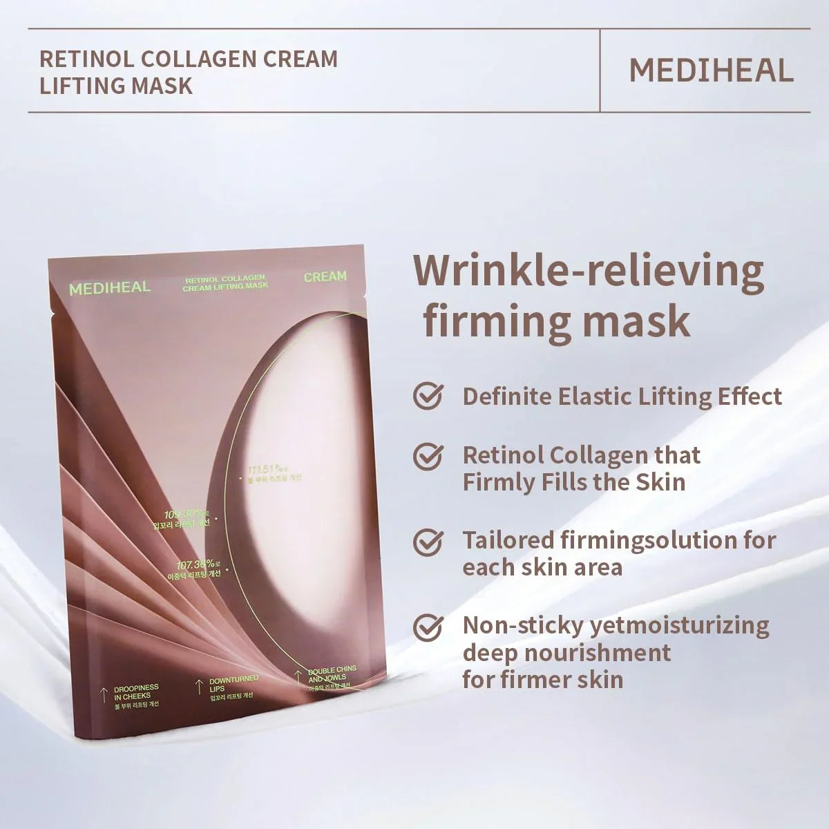 Mediheal Retinol Collagen Cream Lifting Mask Box