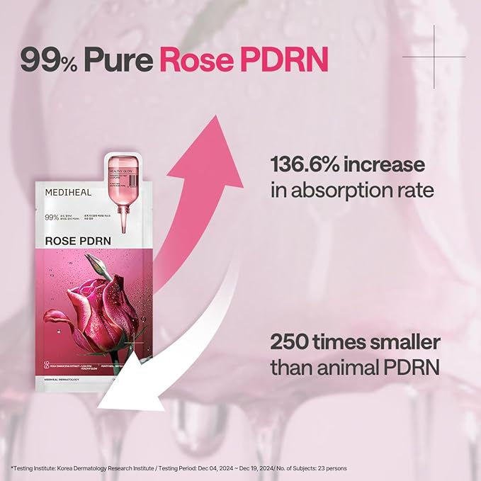 Mediheal Rose PDRN Essential Sheet Mask