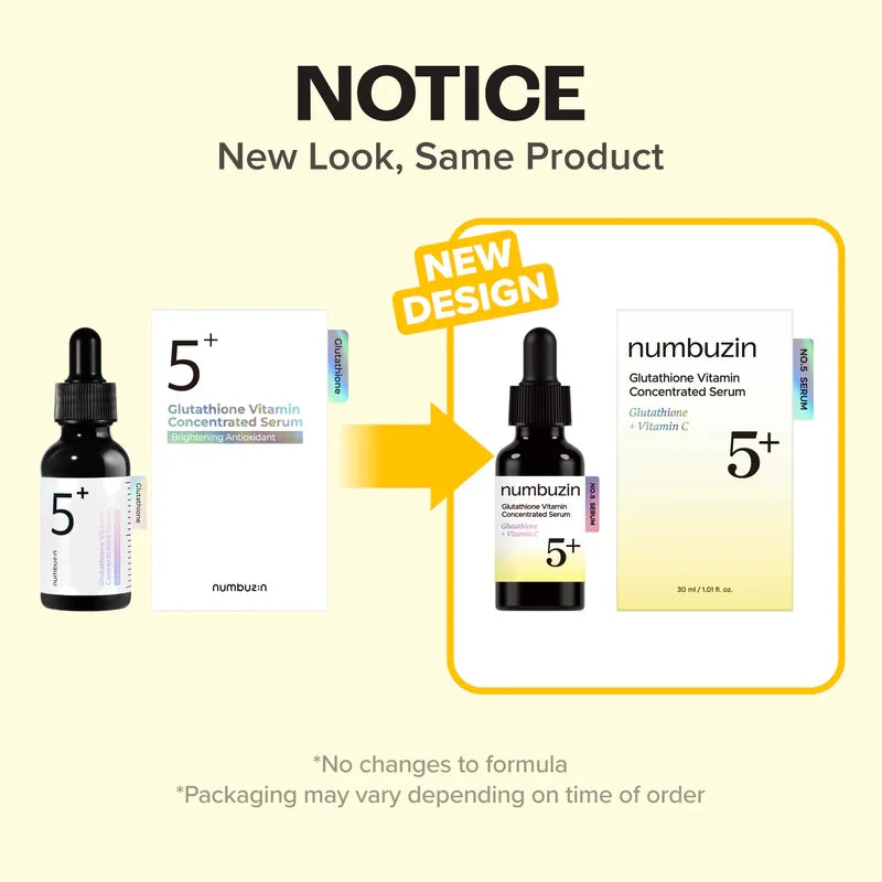 Numbuzin No.5+ Glutathione Vitamin Concentrated Serum
